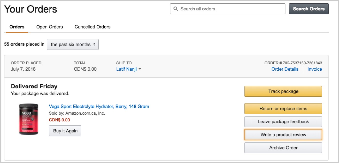 Amazon screenshot 3